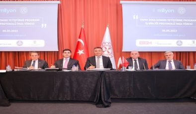 “1 Milyon İstihdam Projesi” İmzaları Atıldı