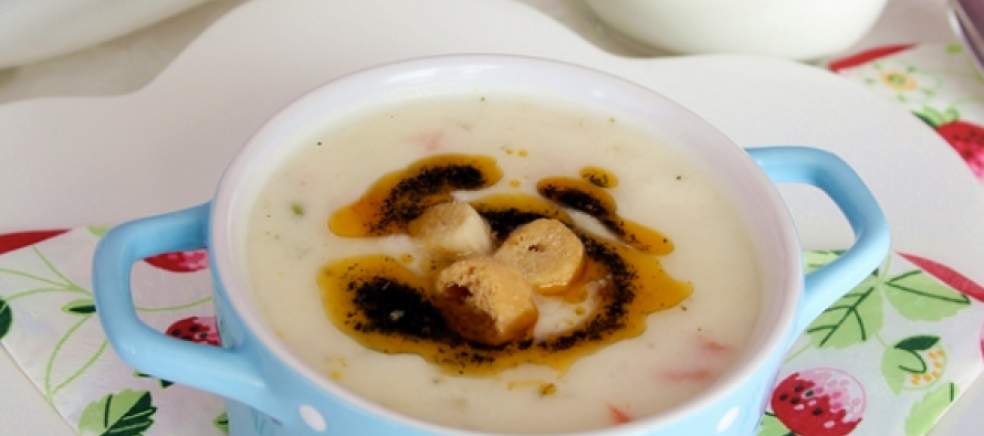 Sebzeli Peynir Çorbası