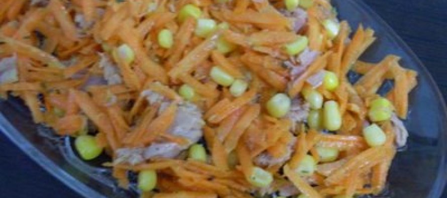 Ton Balıklı Havuç Salatası